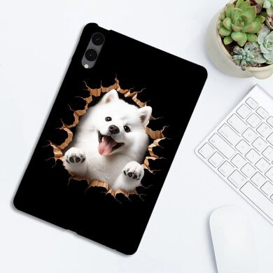 Защитный кейс Deexe Art Style для Samsung Galaxy Tab S12 Plus - Red