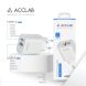 Мережевий зарядний пристрій ACCLAB&nbsp;AL-TC452 PD45W + QC4.0 (USB + Type-C) - White
