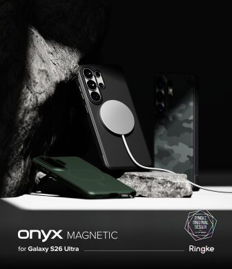 Захисний чохол Ringke Onyx Magnetic (FP) для Samsung Galaxy S26 Ultra (S948) 8800328816022 - Camo Black