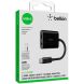 Переходник Belkin RockStar Type-C+3.5mm to Type-C (60W, 0.12м) - Black. Фото 3 из 8