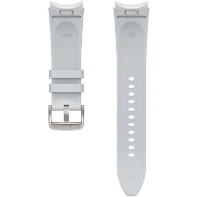 Оригінальний ремінець Hybrid Eco-Leather Band (M/L) для Samsung Galaxy Watch 4 / 4 Classic / 5 / 5 Pro / 6 / 6 Classic (ET-SHR96LSEGEU) - Silver