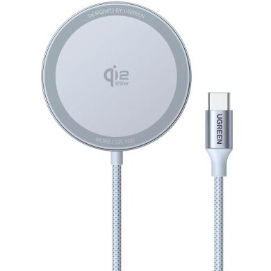 Беспроводное зарядное устройство UGREEN W753 MagFlow (25W) QI2 (55959) - Starlight Blue