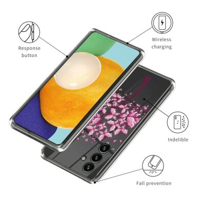 Силіконовий (TPU) чохол Deexe Pretty Glossy для Samsung Galaxy A25 (A256) - Seals