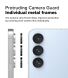Комплект захисних стекол Ringke Camera Lens Frame Glass для Samsung Galaxy S24 FE (S721) 8800274964792 - Black