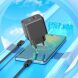 Сетевое зарядное устройство Hoco CS15A (30W) + кабель Type-C to Type-C - Black. Фото 8 из 9