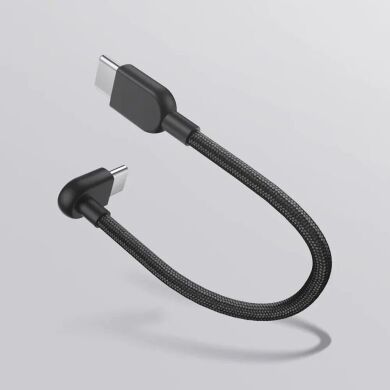 Оригинальный кабель Xiaomi Type-C to Type-C (3A, 60W, 0.1m) BHR08W0GL - Black