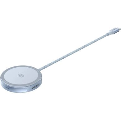 Беспроводное зарядное устройство UGREEN W753 MagFlow (25W) QI2 (55959) - Starlight Blue