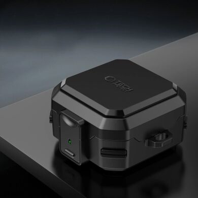 Защитный чехол Tech-Protect Carbonx MagSafe для Samsung Galaxy Buds 4 / Buds 4 Pro - Black