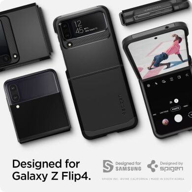 Защитный чехол Spigen (SGP) Tough Armor (FF) для Samsung Galaxy Flip 4 - Black
