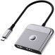 USB HUB WIWU Wi-HB002 Type-C to USB+Type-C+HDMI - Gray. Фото 1 из 6