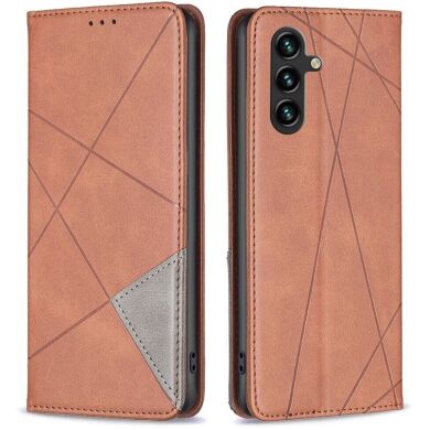 Чехол UniCase Geometric Pattern для Samsung Galaxy A15 (A155) - Brown