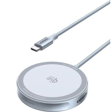 Беспроводное зарядное устройство UGREEN W753 MagFlow (25W) QI2 (55959) - Starlight Blue