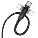 Кабель Hoco U100 Orbit USB to Type-C (3A, 1.2m) - Black. Фото 2 из 7