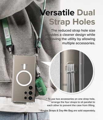 Захисний чохол Ringke Fusion Magnetic для Samsung Galaxy S24 Ultra (S928) 8809961783586 - Clear