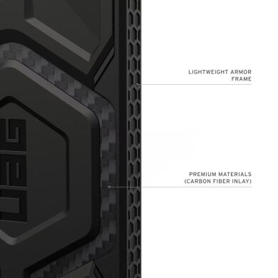 Ударопрочный чехол URBAN ARMOR GEAR Monarch Pro MagSafe для Samsung Galaxy S26 (S942) 214515114242 - Carbon Fiber