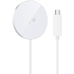 Бездротовий зарядний пристрій Hoco CW63 Qi2 Magnetic (15W) - White