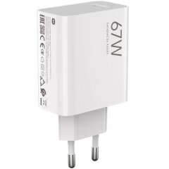 Сетевое зарядное устройство Xiaomi Hyper Charge 67W (USB) BHR07SKEU - White