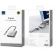USB HUB WIWU Wi-HB002 Type-C to USB+Type-C+HDMI - Gray. Фото 4 из 6