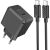 Сетевое зарядное устройство Hoco CS15A (30W) + кабель Type-C to Type-C - Black