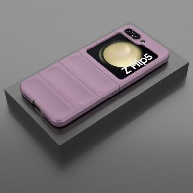 Захисний чохол Deexe Terra Case (FF) для Samsung Galaxy Flip 5 - Light Purple