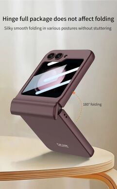 Защитный чехол GKK Magnetic Fold для Samsung Galaxy Flip 5 - Pink