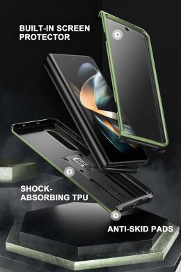Защитный чехол Supcase Unicorn Beetle Kickstand Case with Screen Protector для Samsung Galaxy Fold 4 - Black