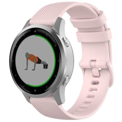 Ремінець UniCase Rhombus Texture для годинників з шириною кріплення 18 мм - Pink