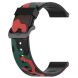 Ремінець Deexe Camo Style для годинників з шириною кріплення 22мм - Red