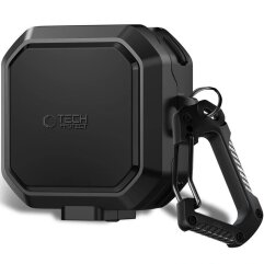 Защитный чехол Tech-Protect Carbonx MagSafe для Samsung Galaxy Buds 4 / Buds 4 Pro - Black