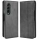 Чехол Deexe Retro Style (FF) для Samsung Galaxy Fold 4 - Black. Фото 1 из 9