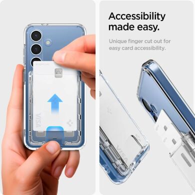 Кардхолдер Spigen Ultra Hybrid (Mag Fit) AFA09206 - Crystal Clear