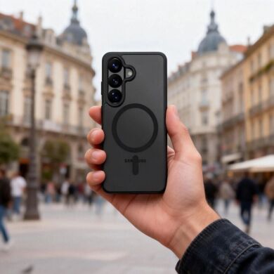 Захисний чохол Tech-Protect Magmat MagSafe для Samsung Galaxy S26 (S942) - Matte Black