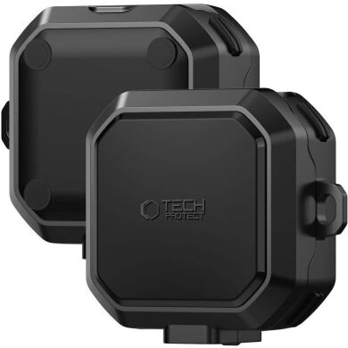 Защитный чехол Tech-Protect Carbonx MagSafe для Samsung Galaxy Buds 4 / Buds 4 Pro - Black