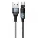 Кабель Hoco U100 Orbit USB to Type-C (3A, 1.2m) - Black. Фото 1 из 7