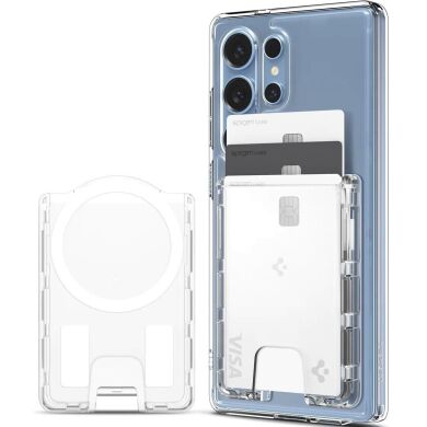 Кардхолдер Spigen Ultra Hybrid (Mag Fit) AFA09206 - Crystal Clear