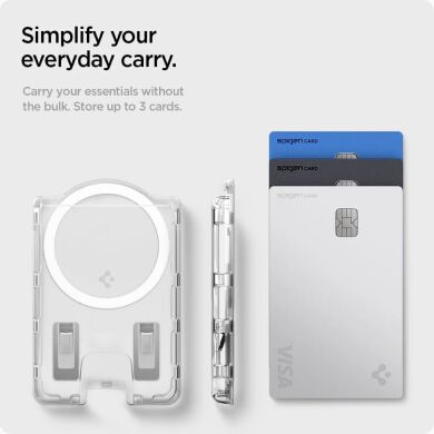 Кардхолдер Spigen Ultra Hybrid (Mag Fit) AFA09206 - Crystal Clear