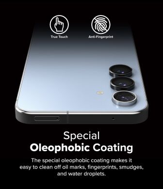 Комплект захисних стекол Ringke Camera Lens Frame Glass для Samsung Galaxy S24 FE (S721) 8800274964792 - Black