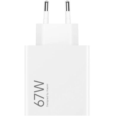 Сетевое зарядное устройство Xiaomi Hyper Charge 67W (USB) BHR07SKEU - White