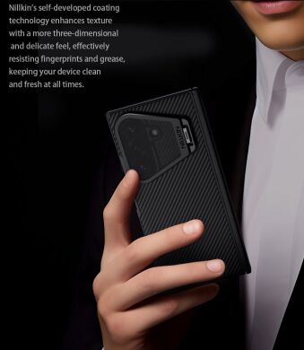 Защитный чехол NILLKIN CamShield Prop Magnetic (FF) для Samsung Galaxy Fold 8 Ultra - Black