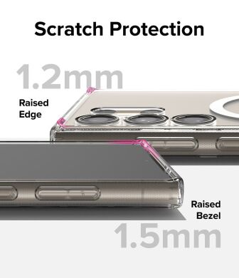 Захисний чохол Ringke Fusion Magnetic для Samsung Galaxy S24 Ultra (S928) 8809961783586 - Clear
