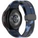 Ремешок Deexe Camo Silicone для Samsung Galaxy Watch 4 / 4 Classic / 5 / 5 Pro - Midnight Blue. Фото 1 из 7