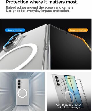 Защитный чехол Spigen AirSkin (MagFit) для Samsung Galaxy Fold 8 Ultra (ACS11505) - Clear