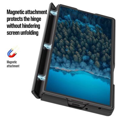 Защитный чехол Dux Ducis Expn Series Magnetic (FF) для Samsung Galaxy Fold 8 Ultra - Black