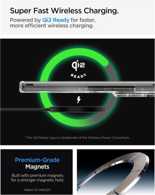 Защитный чехол Spigen AirSkin (MagFit) для Samsung Galaxy Fold 8 Ultra (ACS11505) - Clear