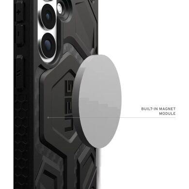 Ударопрочный чехол URBAN ARMOR GEAR Monarch Pro MagSafe для Samsung Galaxy S26 (S942) 214515114242 - Carbon Fiber