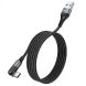 Кабель Hoco U100 Orbit USB to Type-C (3A, 1.2m) - Black. Фото 3 из 7
