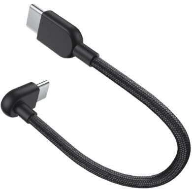 Оригинальный кабель Xiaomi Type-C to Type-C (3A, 60W, 0.1m) BHR08W0GL - Black