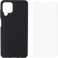 Защитный комплект Case-Mate Protection Pack для Samsung Galaxy A12 (A125) - Black