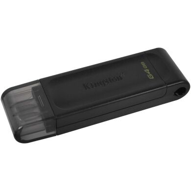 Флеш-накопитель Kingston DT 70 64GB Type-C (DT70/64GB) - Black