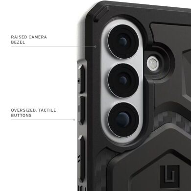Ударопрочный чехол URBAN ARMOR GEAR Monarch Pro MagSafe для Samsung Galaxy S26 (S942) 214515114242 - Carbon Fiber